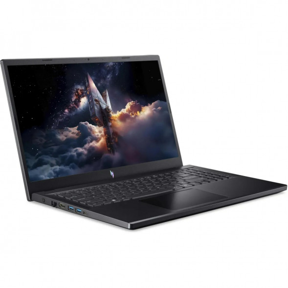 Ноутбук Acer Nitro V 15 ANV15-52-57BB (15.6&amp;quot;, IPS, Intel Core i5 13420H 2.1ГГц, 8 ядер, 16ГБ DDR4, 512ГБ SSD, NVIDIA GeForce RTX 5050 - 8 ГБ, Windows 11 Home), черный