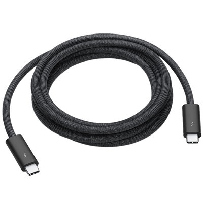 Кабель круглый Apple Thunderbolt 3 (USB Type-C) - Thunderbolt 3 (USB Type-C) черный 2 м