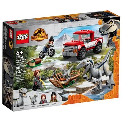 LEGO Jurassic World 76946 Захват синего и бета-велоцираптора