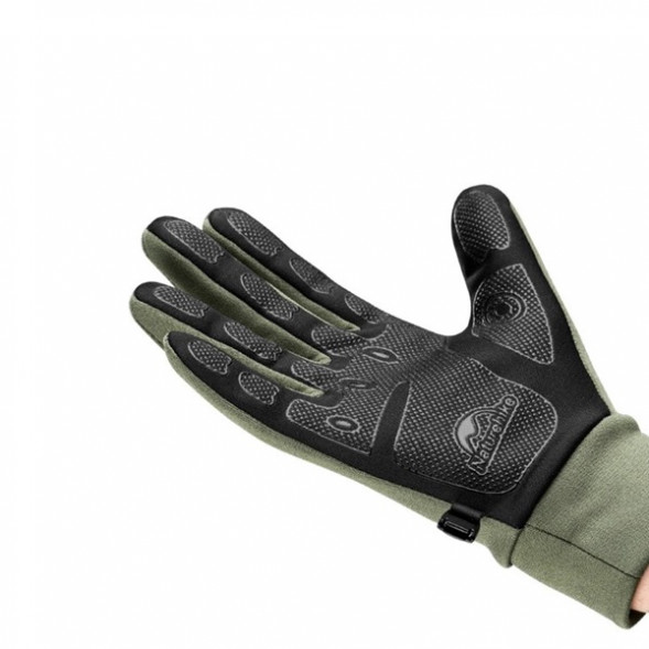 Перчатки сенсорные спортивные Naturehike Outdoor Full Touch GL10 (черный, L)