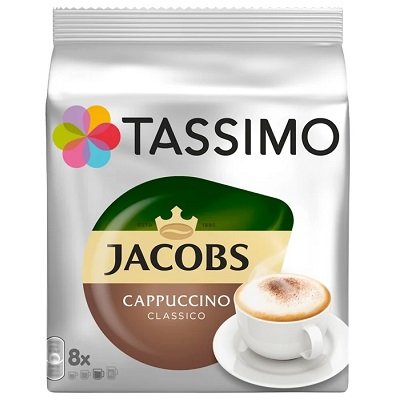 Кофе в капсулах Tassimo Jacobs Cappuccino Classico, 8 капс.