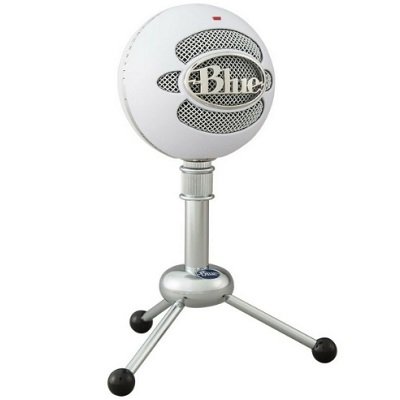 Микрофон проводной Blue Snowball iCE, комплектация: микрофон, разъем: USB, белый