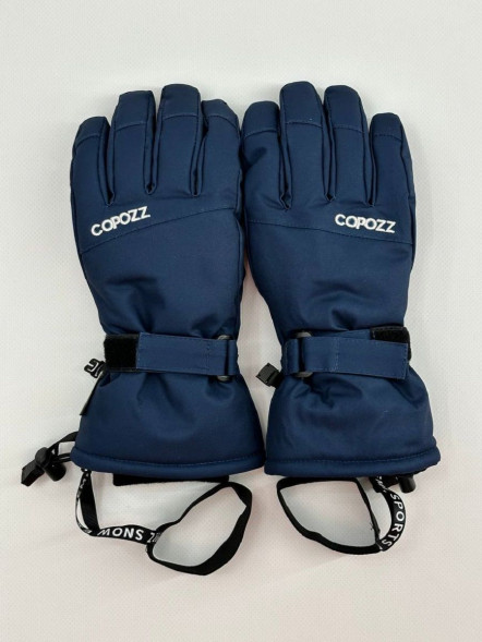 Перчатки горнолыжные сноубордические Copozz (синий, M)