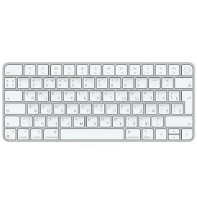 Apple Клавиатура беспроводная Apple Magic Keyboard с Touch ID Bluetooth серебристый (MK293RS/A)