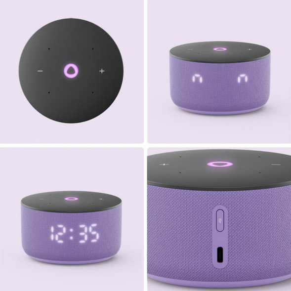 Умная колонка Яндекс Станция Мини 3 c Алисой на YandexGPT, лиловая