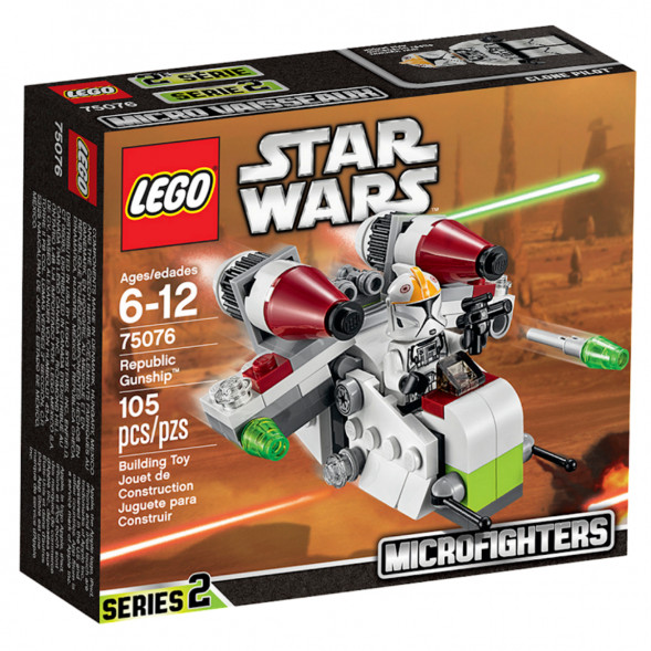 Конструктор LEGO Star Wars 75076 Республиканский истребитель