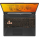 Ноутбук ASUS TUF Gaming A15 FA506NCG-HN330 (15.6&amp;quot;, IPS, AMD Ryzen 7 8845HS 3.8ГГц, 8-ядерный, 16ГБ DDR5, 512ГБ SSD, NVIDIA GeForce RTX 3050 - 4 ГБ, без ОС), черный