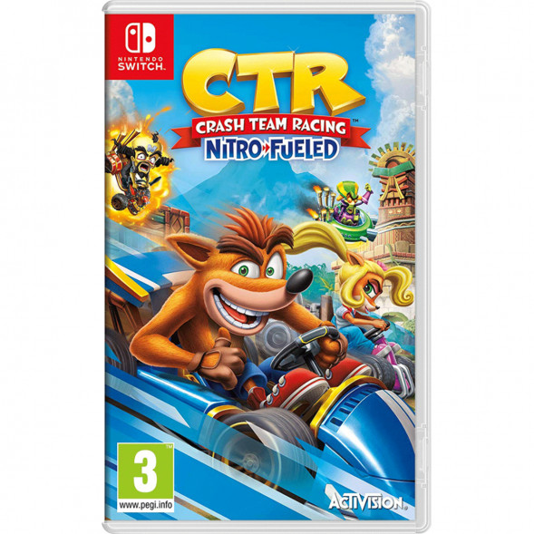 Игра Crash Team Racing Nitro-Fueled для Nintendo Switch, картридж