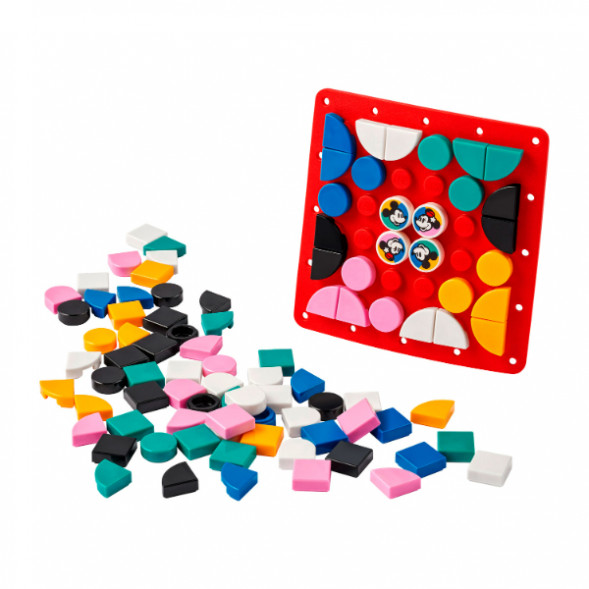 Конструктор LEGO DOTS 41963 Пластина-нашивка с тайлами «Микки и Минни Маус» 