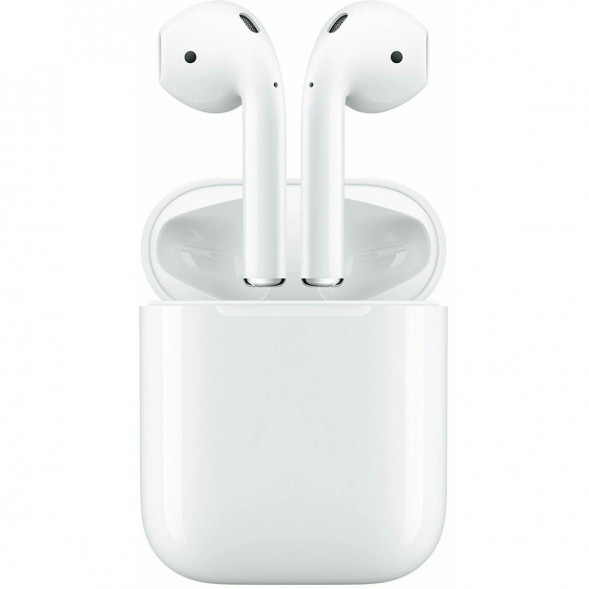 Беспроводные наушники Apple AirPods 2 (с зарядным футляром) MV7N2
