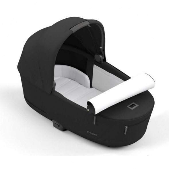 Коляска 2 в 1 Cybex Priam IV Sepia Black, шасси Rosegold