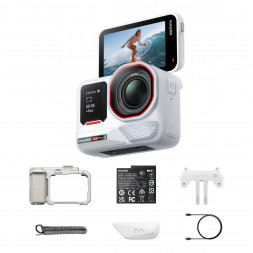 Экшн-камера Insta360 Ace Pro 2 Single Battery Xplorer Bundle, Arctic White