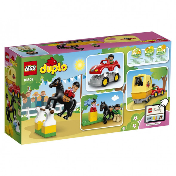 Конструктор LEGO DUPLO Town 10807 Трейлер для лошадок