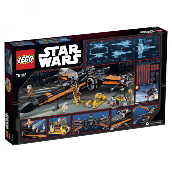 Конструктор LEGO Star Wars 75102 Истребитель По (Poe&amp;#039;s X-Wing Fighter)