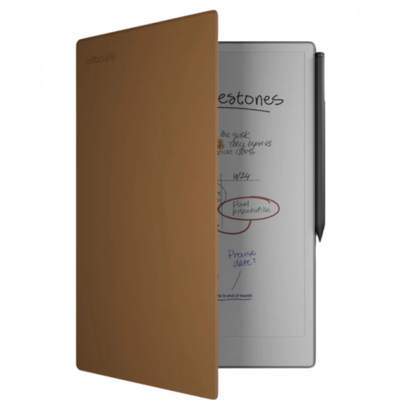 Чехол-книжка reMarkable Book Folio Premium Leather для reMarkable Pro, коричневый в Новосибирске