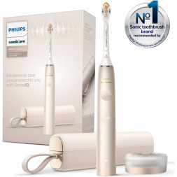 Звуковая зубная щетка Philips Sonicare 9900 Prestige HX9992, золотистое шампанское