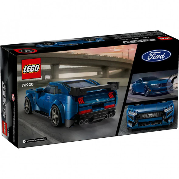 Конструктор LEGO Speed Champions 76920 Спортивный автомобиль Ford Mustang Dark Horse