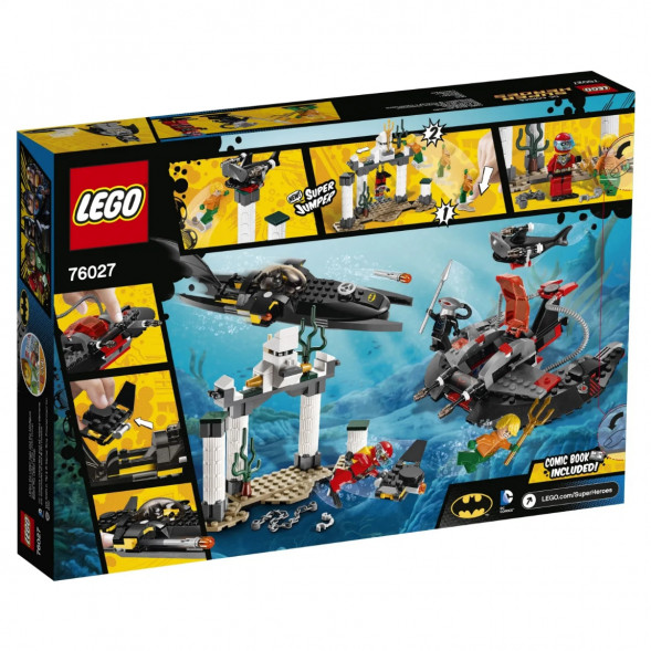 Конструктор LEGO Super Heroes 76027 Глубоководная атака Черного Манта