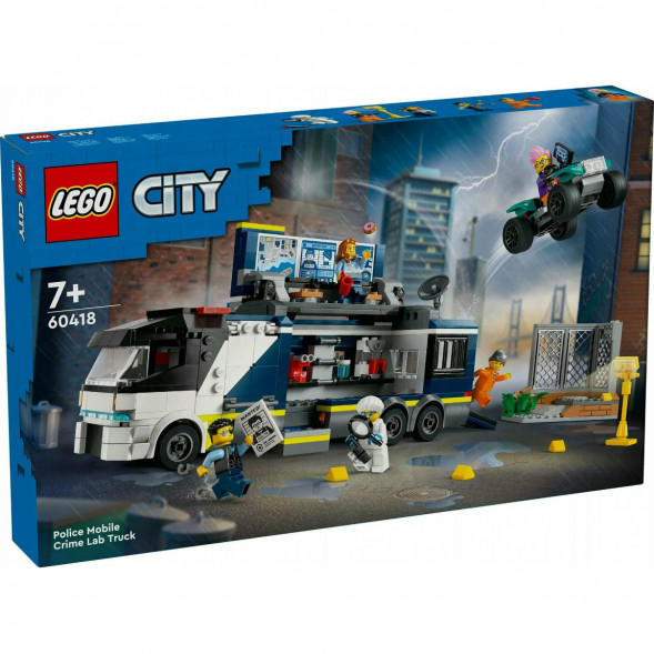 Конструктор LEGO City 60418 Полицейский грузовик криминалистической лаборатории