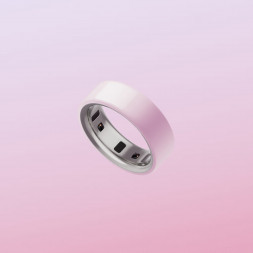 Умное кольцо Oura Ring 4 Ceramic (размер 5), Розовый/Petal