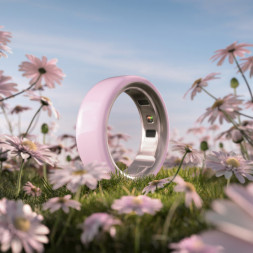 Умное кольцо Oura Ring 4 Ceramic (размер 5), Розовый/Petal