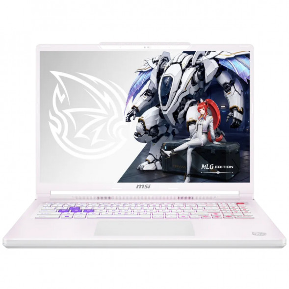 Ноутбук MSI Crosshair A16 HX MLG Edition E8WGXK-089XRUY (16&amp;quot;, IPS, AMD Ryzen 9 8940HX 2.4ГГц, 16 ядер, 16ГБ DDR5, 1ТБ SSD, NVIDIA GeForce RTX 5070 - 12 ГБ, без ОС), белый 