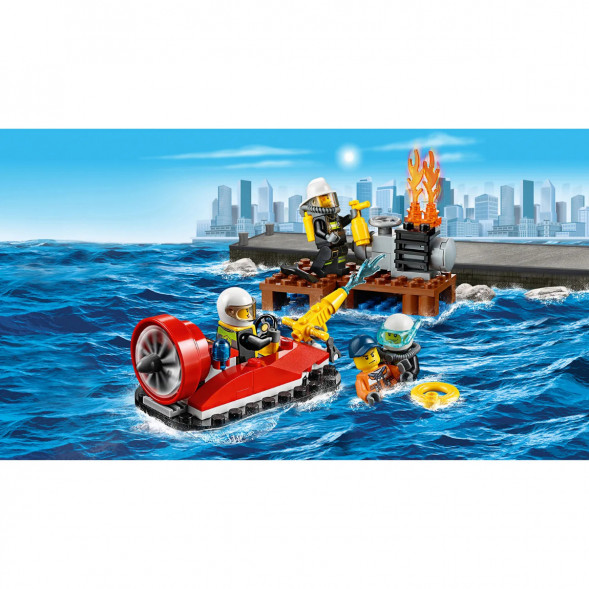 Конструктор LEGO City Fire 60106 Пожарная охрана