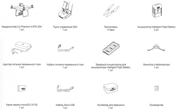 Квадрокоптер DJI Phantom 4 RTK SDK