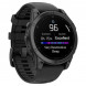 Умные часы Garmin Fenix E 47мм Amoled Slate Grey Steel с чёрным силиконовым ремешком 010-03025-01 в Хабаровске