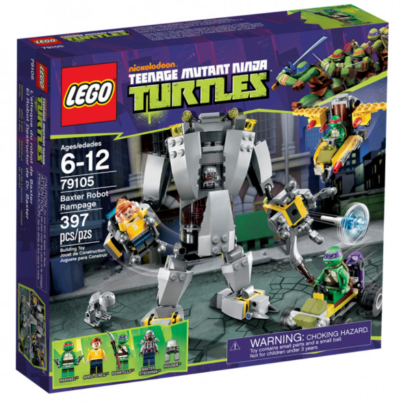 Конструктор LEGO Teenage Mutant Ninja Turtle 79105 Нападение робота Бакстера