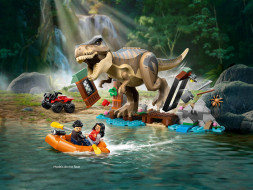 Конструктор LEGO Jurassic World 76975 Побег по реке от ти-рекса
