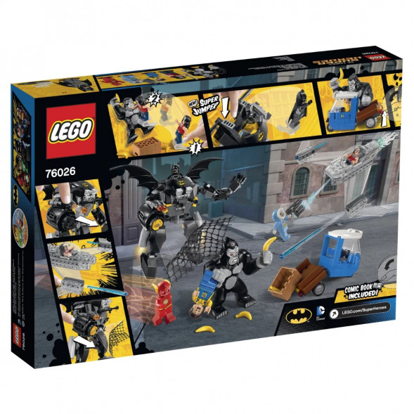 Конструктор LEGO Super Heroes 76026 Горилла Гродд сходит с ума