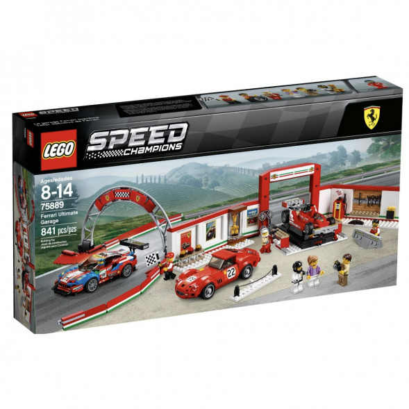 Конструктор LEGO Speed Champions 75889 Гараж Ferrari