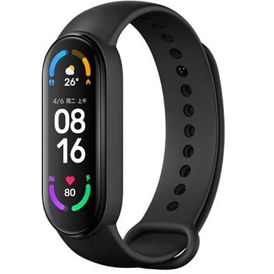 Умный браслет Xiaomi Mi Smart Band 6 RU, черный