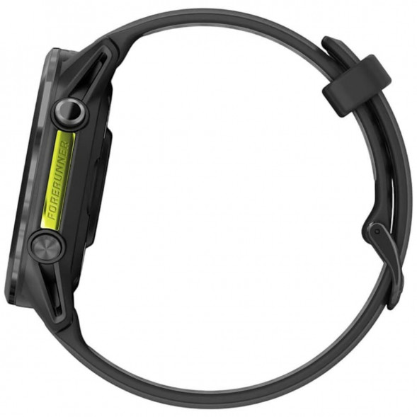 Умные часы Garmin Forerunner 970 Carbon Gray DLC Titanium ремешок Black/Translucent Whitestone 010-02969-10 в Хабаровске