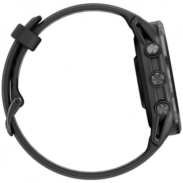 Умные часы Garmin Forerunner 970 Carbon Gray DLC Titanium ремешок Black/Translucent Whitestone 010-02969-10 в Хабаровске