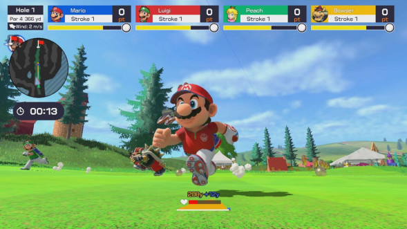 Игра для Nintendo Switch: Mario Golf: Super Rush