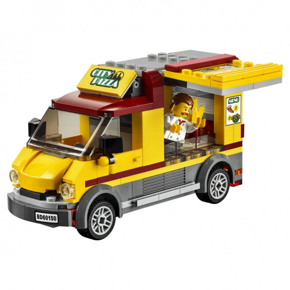 Конструктор LEGO City Great Vehicles 60150 Фургон-пиццерия