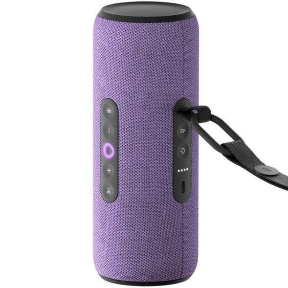 Умная портативная колонка Яндекс Станция Стрит с Алисой, фиолетовый