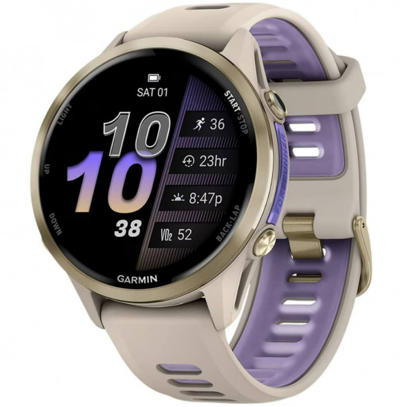 Умные часы Garmin Forerunner 970 Soft Gold Titanium/French Gray Translucent Indigo Band 010-02969-12 в Хабаровске