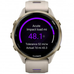 Умные часы Garmin Forerunner 970 Soft Gold Titanium/French Gray Translucent Indigo Band 010-02969-12