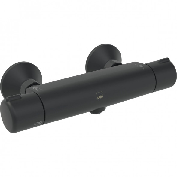 Термостатический смеситель для душа Oras Nova (7460-33), матовый чёрный