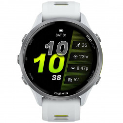 Умные часы Garmin Forerunner 970 Titanium Whitestone/Translucent Amp Yellow Band 010-02969-11