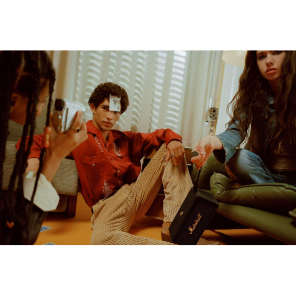 Портативная акустика Marshall Middleton, 60 Вт, черный и латунный