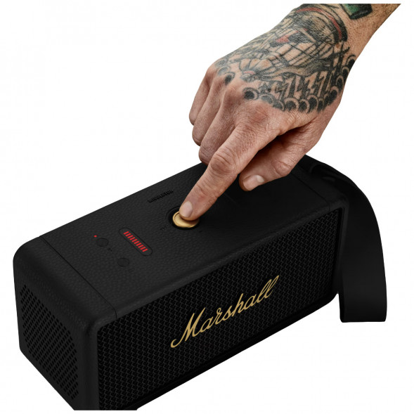 Портативная акустика Marshall Middleton, 60 Вт, черный и латунный