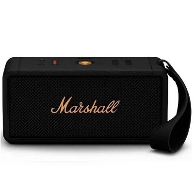 Портативная акустика Marshall Middleton, 60 Вт, черный и латунный