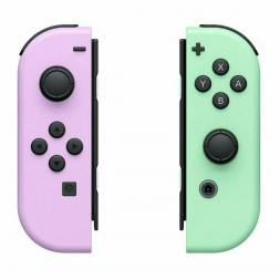 Геймпад Nintendo Switch Joy-Con controllers Duo, пастельный пурпурный / пастельный зеленый