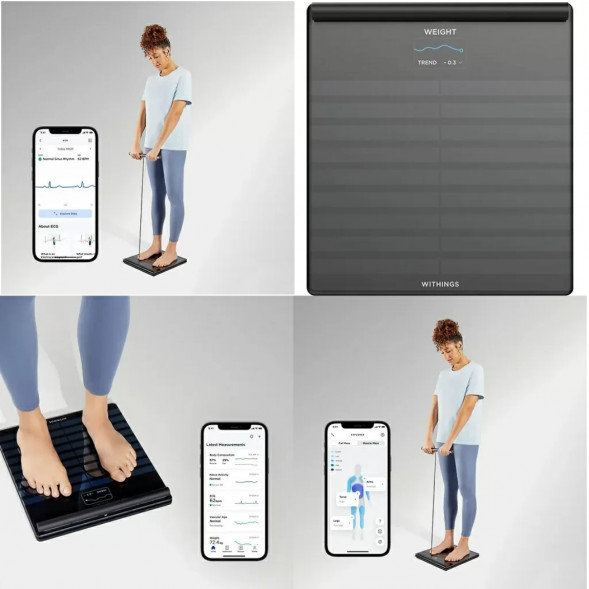 Умные весы Withings Body Scan, Black 