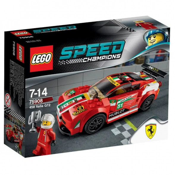 Конструктор LEGO Speed Champions 75908 Феррари 458 Италия GT2