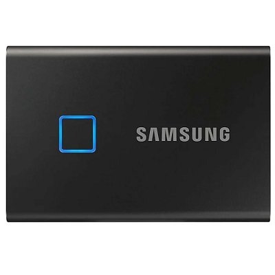 1 ТБ Внешний SSD Samsung T7 Touch, USB 3.2 Gen 2 Type-C, черный
